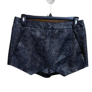 Express Black Snakeskin Skort Size‎ 2